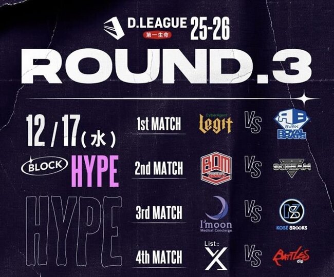 第一生命 D.LEAGUE 25-26 SEASONのサムネイル画像１