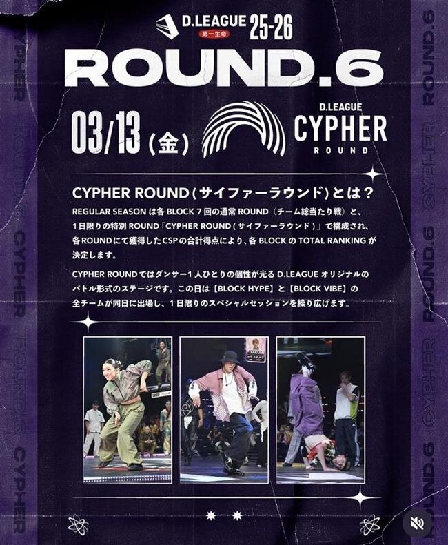 第一生命 D.LEAGUE 25-26 SEASON　CYPHERのサムネイル画像１