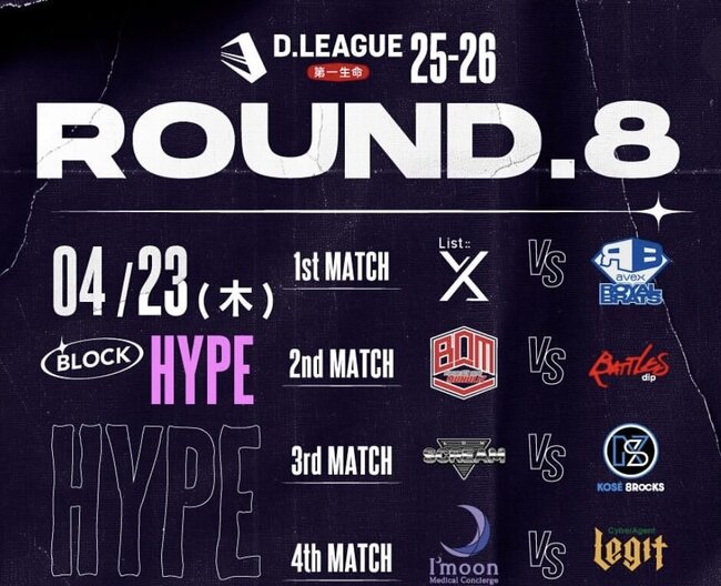 第一生命 D.LEAGUE 25-26 SEASONのサムネイル画像１