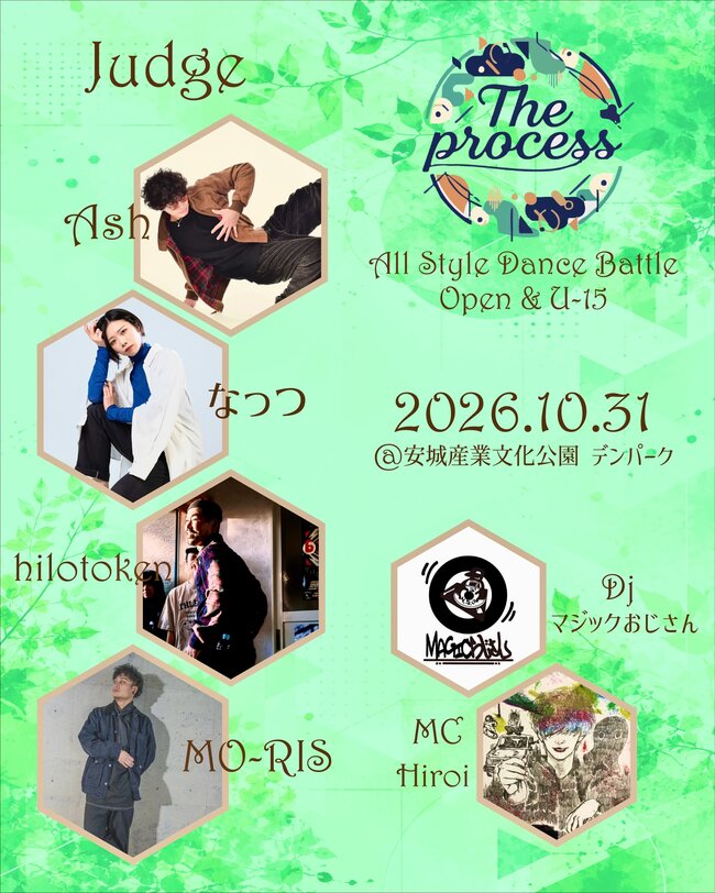 The process dance battle vol.2☀️ in デンパークのサムネイル画像１