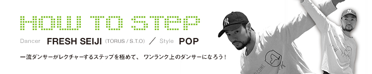 HOW TO STEP 09：FRESH SEIJI（TORUS/S.T.O）のメイン画像