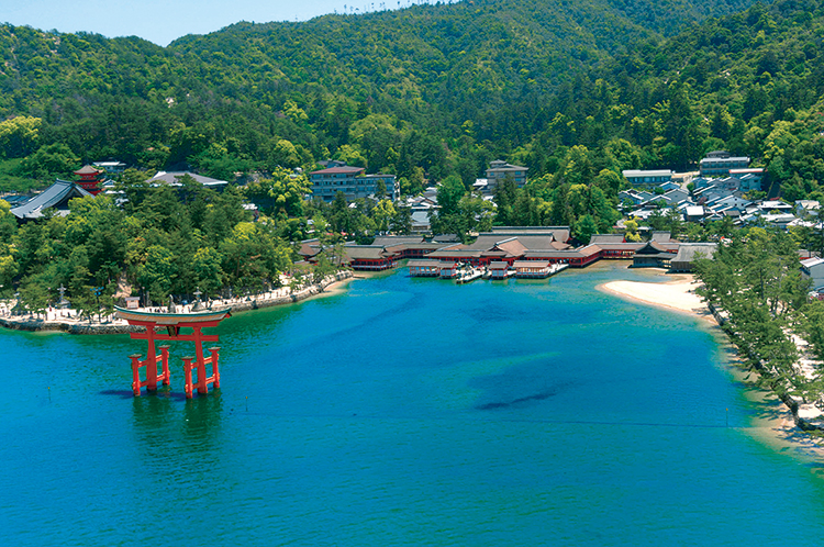 ダンサーは旅するもの：宮島（広島）イメージ